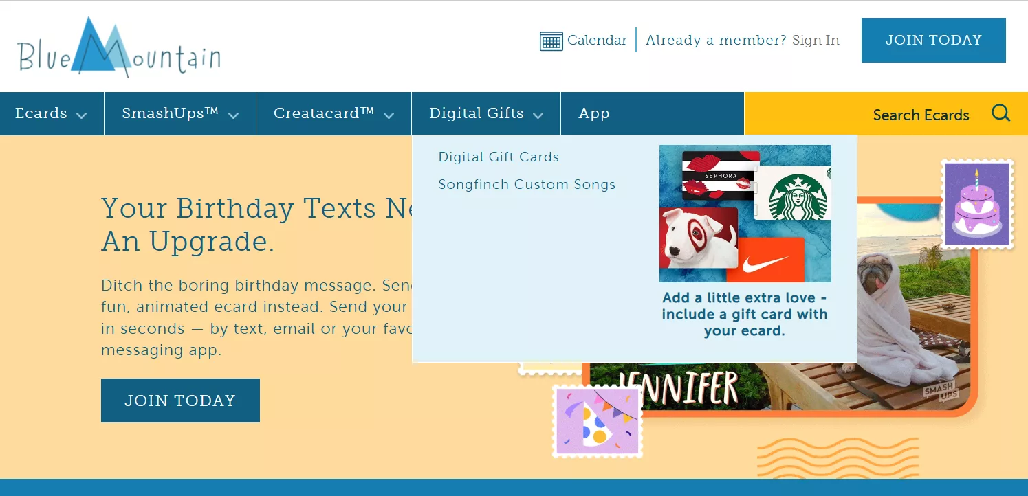 Video eCard makers like JibJab