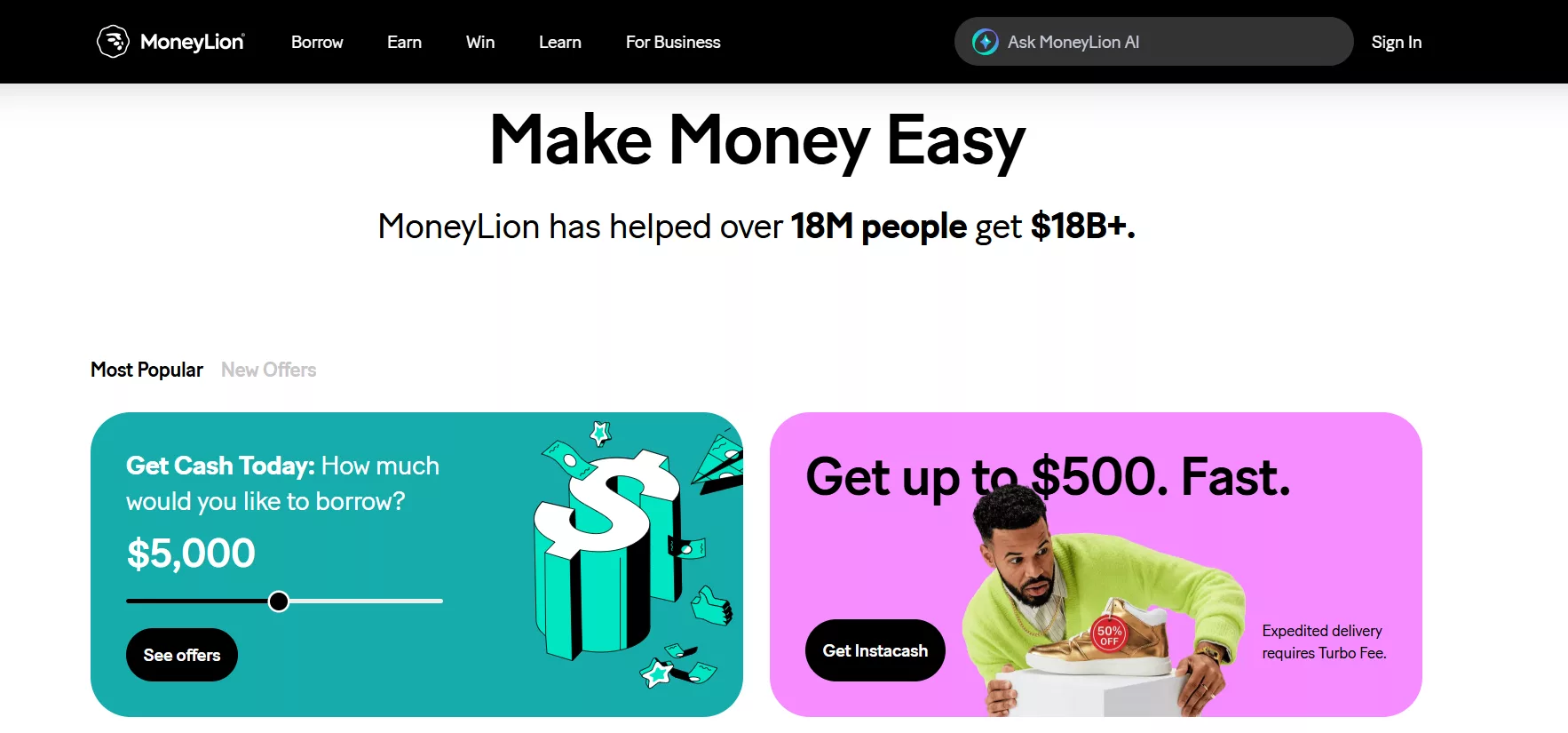 MoneyLion All-in-One Finance App for Instant Loans and Banking
