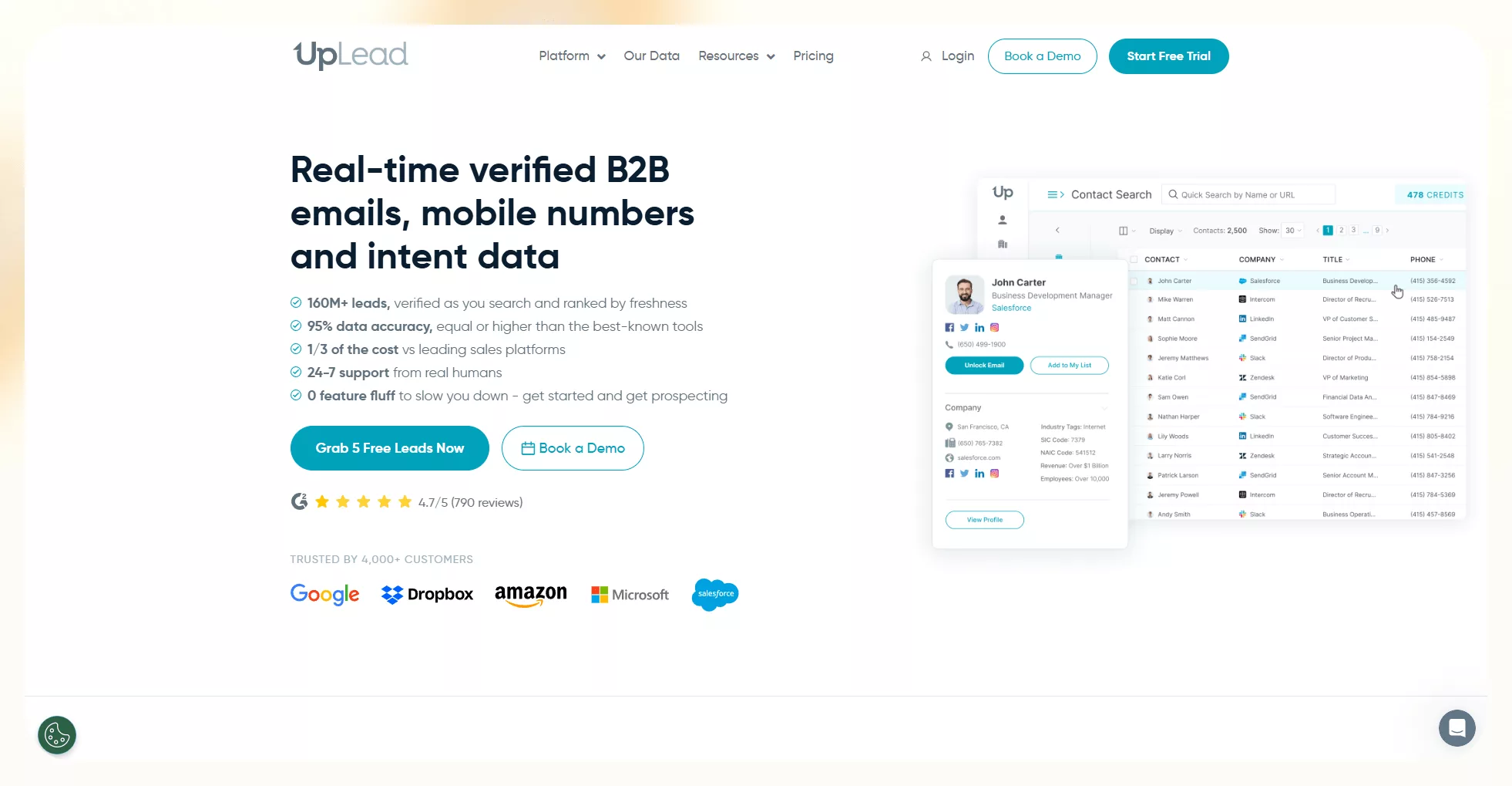 AI lead generation software for B2B