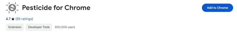 Top Chrome extensions for developers 2025