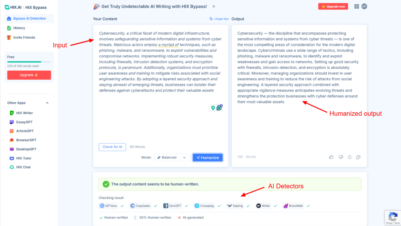 Free tool to make AI text undetectable