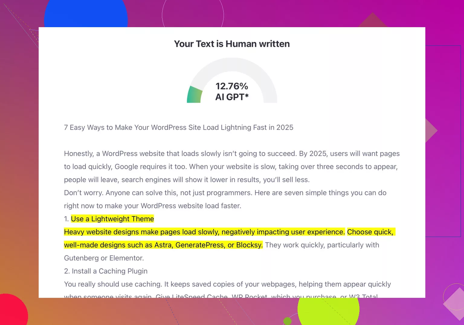 Humanize ChatGPT Text Free