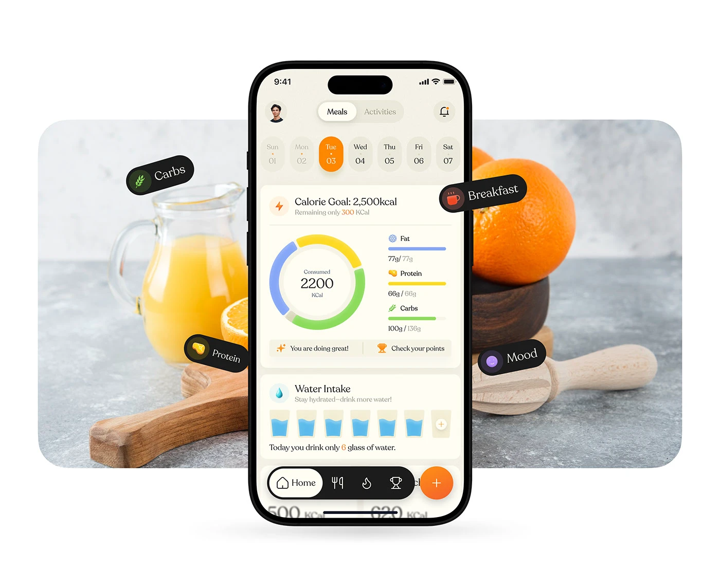 AI-Powered Nutrition Tracking App