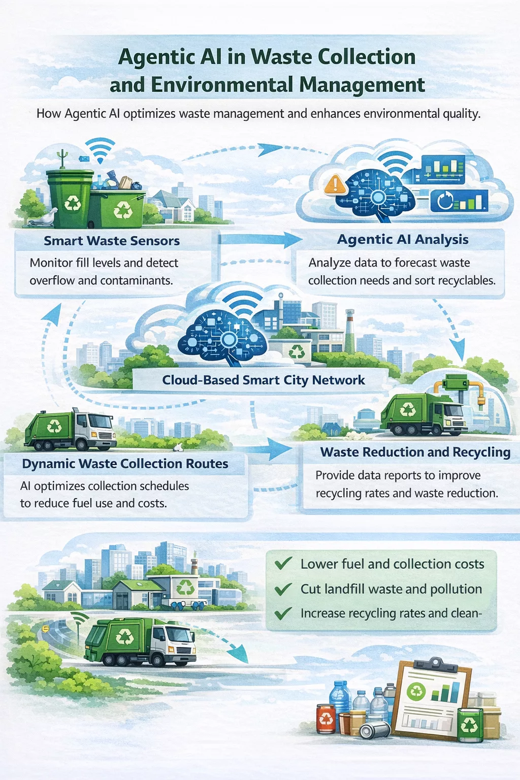 Agentic Ai in Waste Collection and Environmental Management