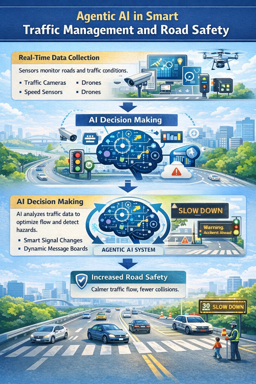 Key Applications of Agentic AI in Smart Cities and Civic Services