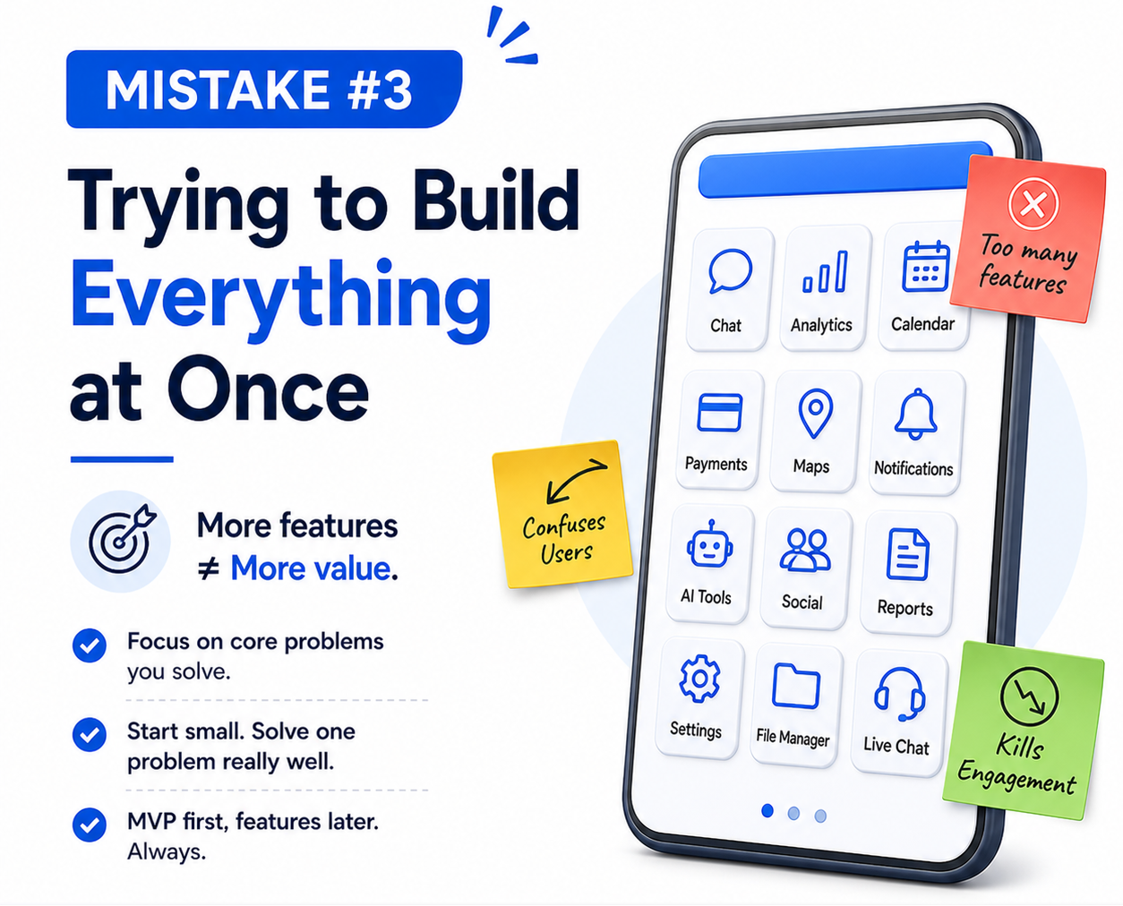 app development mistakes founders make