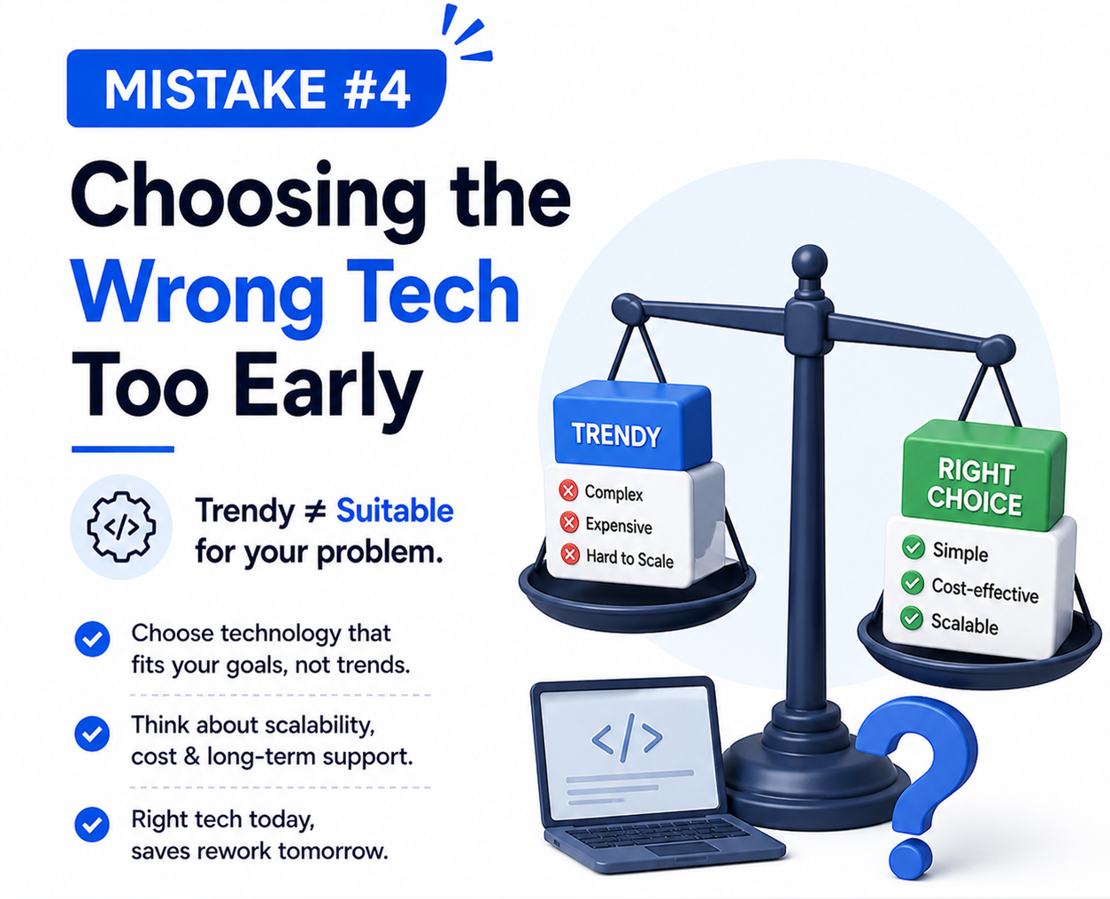mistakes before building an app
