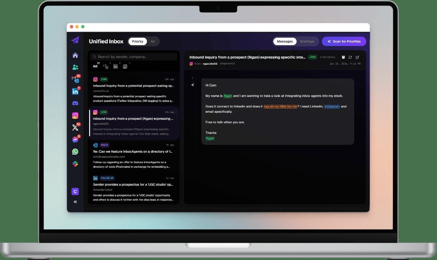 InboxAgents screenshot