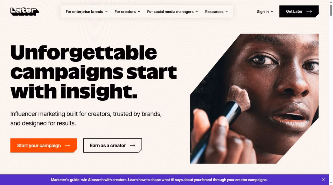 Later screenshot
