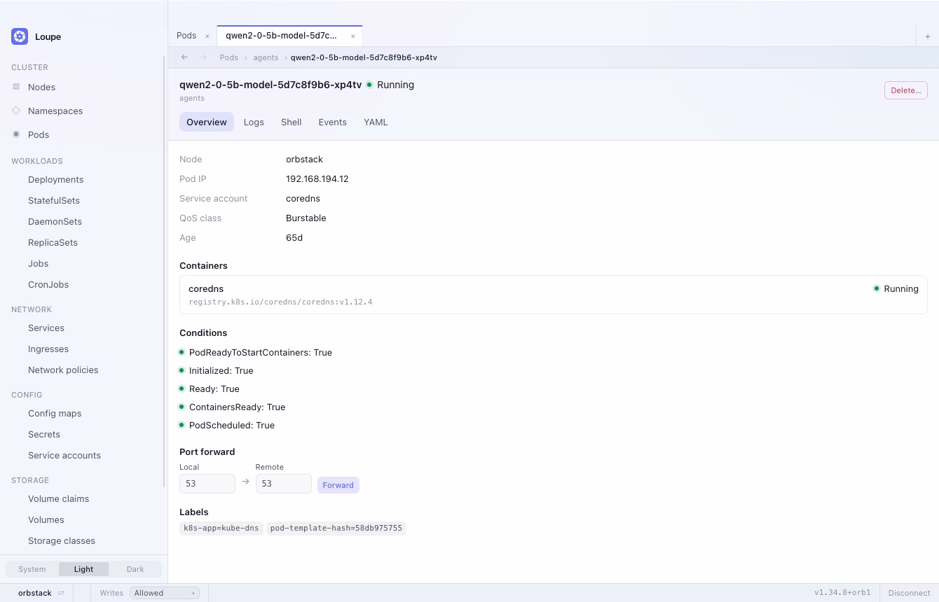 Loupe for Kubernetes screenshot