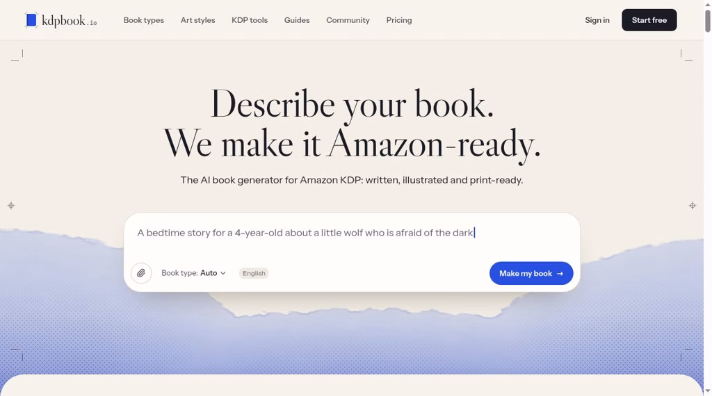 kdpbook.io screenshot